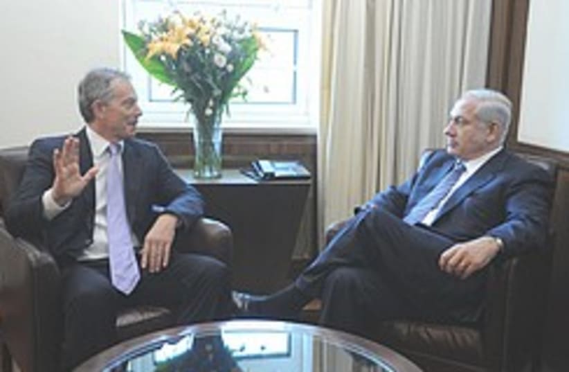 Netanyahu and Blair 248.88 (photo credit: GPO)