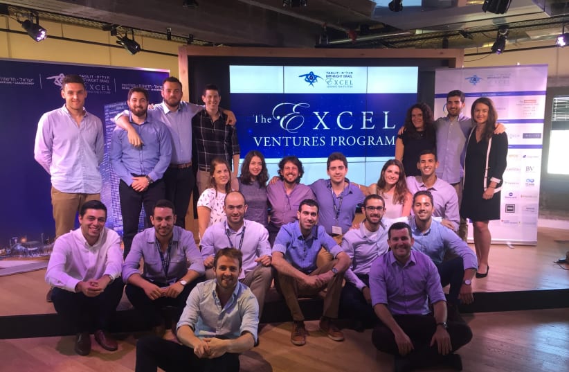 Participants of the Birthright Excel Ventures program. (photo credit: Courtesy)