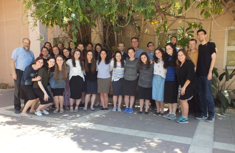 24 Jewish American students are enrolled in the “Summer Research Internship Program". (photo credit: SARAH LEVI)