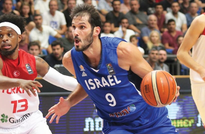 Forward Omri Casspi is the undoubted star of the Israel national team and will have to be at his best for the blue-and-white to realize its goals in EuroBasket 2017, starting with a win in tonight’s opener against Italy at Yad Eliyahu Arena in Tel Aviv (photo credit: ADI AVISHAI)