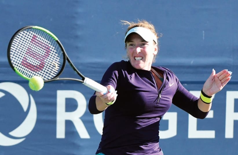 Madison Brengle is proud of her Jewish heritage. The 27-yearold American is ranked 81st in the world, but was ousted from the US Open in the first round. (photo credit: REUTERS)