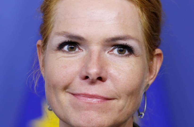 Denmark's immigration minister Inger Stojberg. (photo credit: REUTERS)