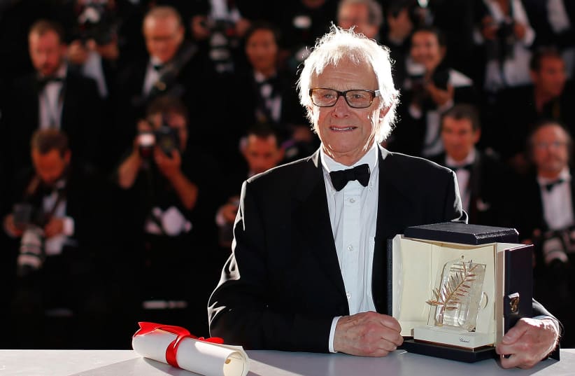 Director Ken Loach, Palme d'Or award winner for his film "I, Daniel Blake", poses during a photocall after the closing ceremony of the 69th Cannes Film Festival in Cannes, France, May 22, 2016. (photo credit: REUTERS)