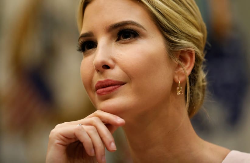 Ivanka Trump leads a listening session with military spouses at the White House in Washington (photo credit: REUTERS / JONATHAN ERNST)