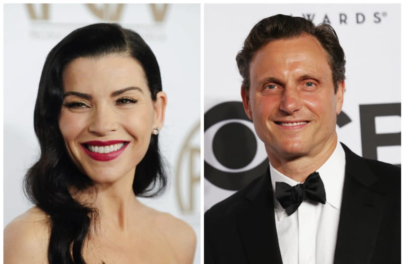 Julianna Margulies and Tony Goldwyn (photo credit: GUS RUELAS AND ANDREW KELLY / REUTERS)