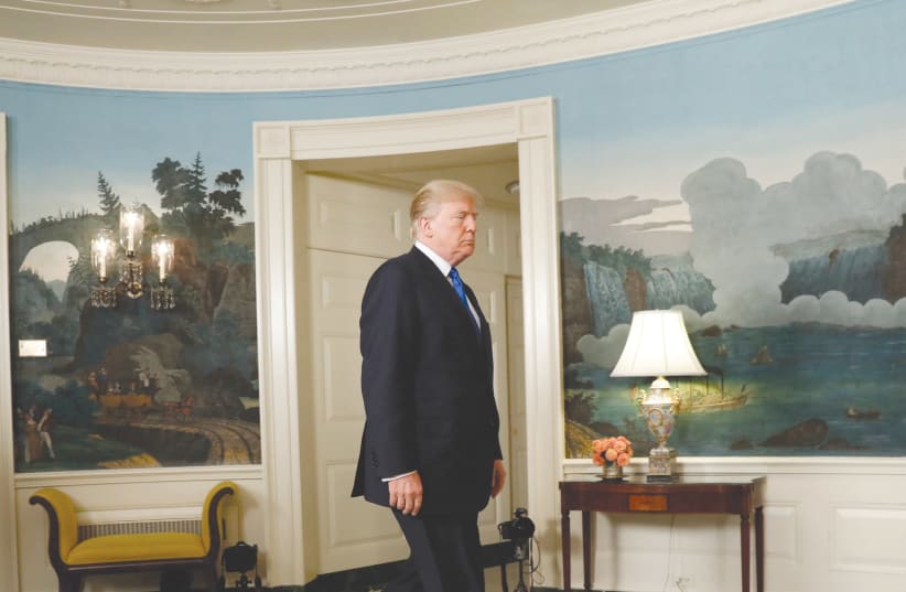 US PRESIDENT Donald Trump has decertified the Iran deal. (photo credit: REUTERS)