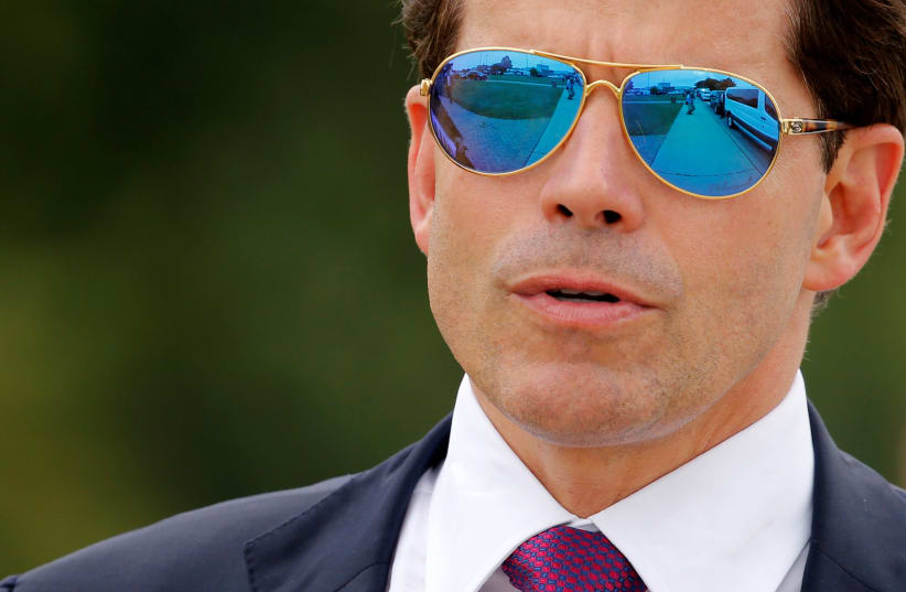 Former White House Communications Director Anthony Scaramucci (photo credit: JONATHAN ERNST / REUTERS)