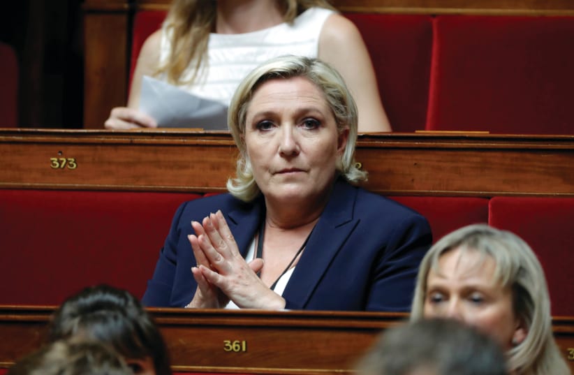 Marine Le Pen, élue députée du Pas-de-Calais (photo credit: REUTERS)
