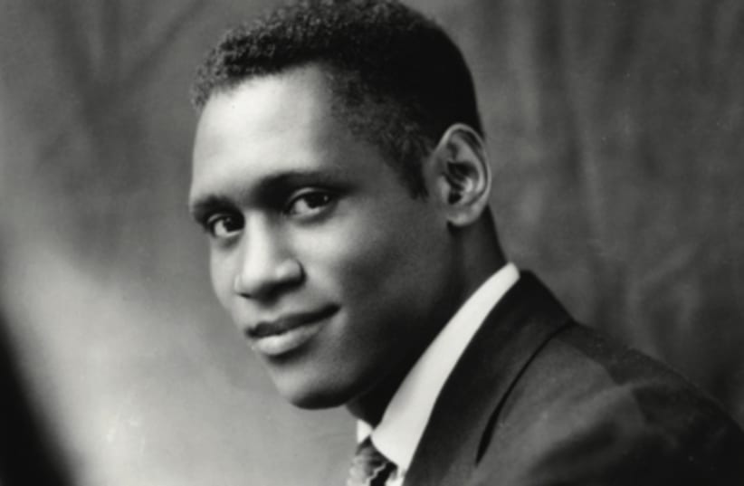 An artist and a citizen: (A young) Paul Robeson.  (photo credit: UNITED IN MUSIC INC.)