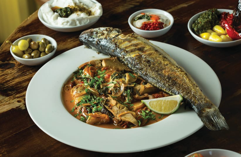 Food served at Raisa restaurant in Jaffa (photo credit: Courtesy)
