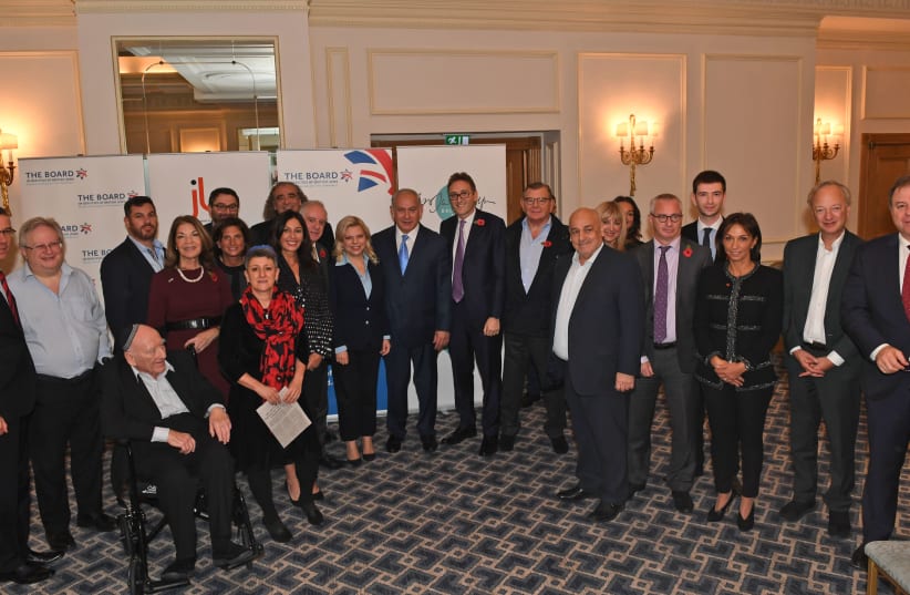 Prime Minister Benjamin Netanyahu meets with members of the Board of Deputies of British Jews  (photo credit: KOBI GIDEON/GPO)