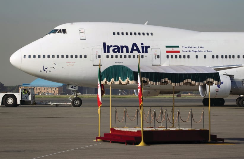 Un avion de ligne de IranAir (photo credit: REUTERS)