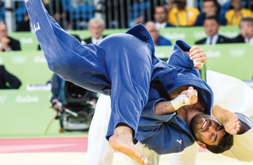 Israeli judoka Ori Sasson will compete in the Openweight World Championships tomorrow in Marrakesh, Morocco, after the issues preventing him from arriving in the Arab country were resolved yesterday. (photo credit: ASSAF KLIGER)