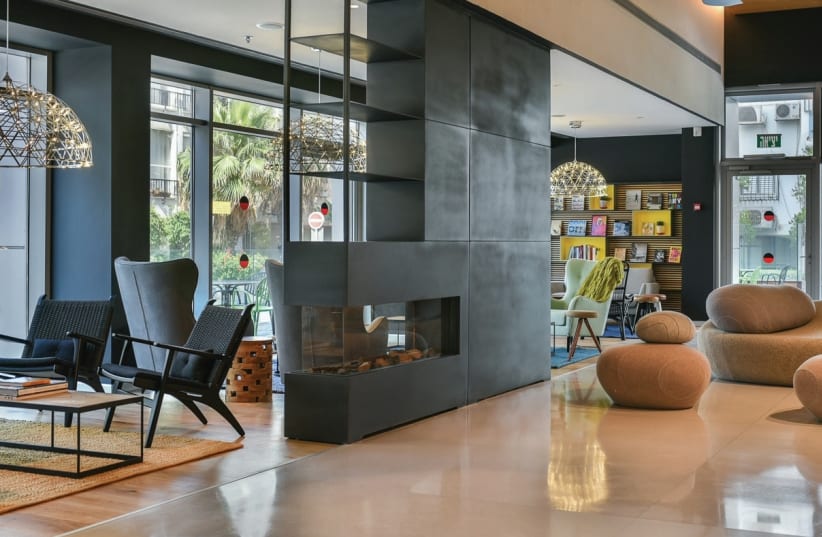 THE LOBBY of the Tal By the Beach Hotel in Tel Aviv (photo credit: SIVAN ASKAYO)