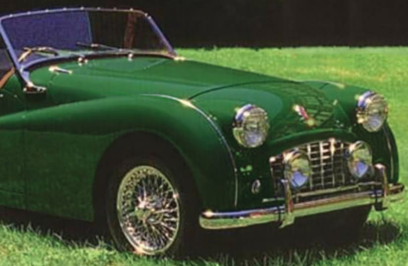 THE LONGED-FOR Triumph TR3, in British Racing Green (photo credit: Wikimedia Commons)
