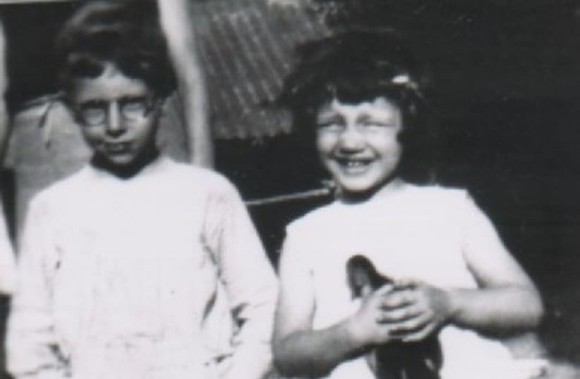 Jean and Annette Schimianski, deported from Mantes-la-Joly to Auschwitz  (photo credit: COURTESY OF ROGER COLOMBIER)