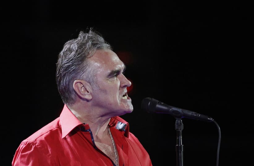 British singer-songwriter Morrissey performs during the International Song Festival in Vina del Mar, Chile. (photo credit: REUTERS)