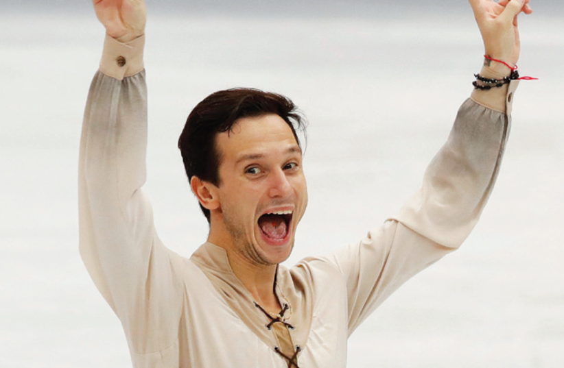 Figure Skater Alexei Bychenko is the clear star of Israel’s delegation to the upcoming Pyeongchang Olympics, which is set to include a record number of blue-andwhite athletes. (photo credit: REUTERS)