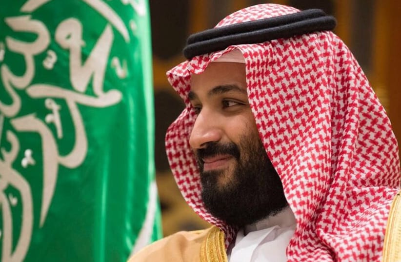 Saudi Crown Prince Mohammed bin Salman (photo credit: SAUDI PRESS AGENCY/HANDOUT VIA REUTERS)