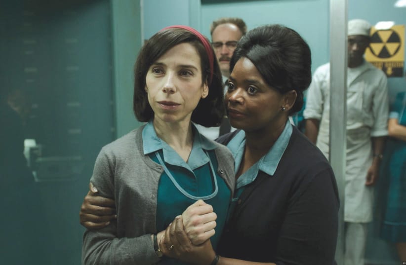 SALLY HAWKINS (left) and Octavia Spencer in Guillermo del Toro’s ‘The Shape of Water.’ (photo credit: FOX SEARCHLIGHT)