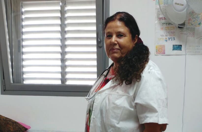 Dr. Geula Batsir in her clinic (photo credit: GEULA BATSIR)