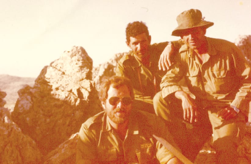 ‘OTHER THAN a crash course in crowd control, we were never trained for this.’ The author (foreground) with two other members of his platoon near the village of Yanta, deep in eastern Lebanon, on June 12, 1982, the day after the cease-fire with the Syrians (photo credit: Courtesy)
