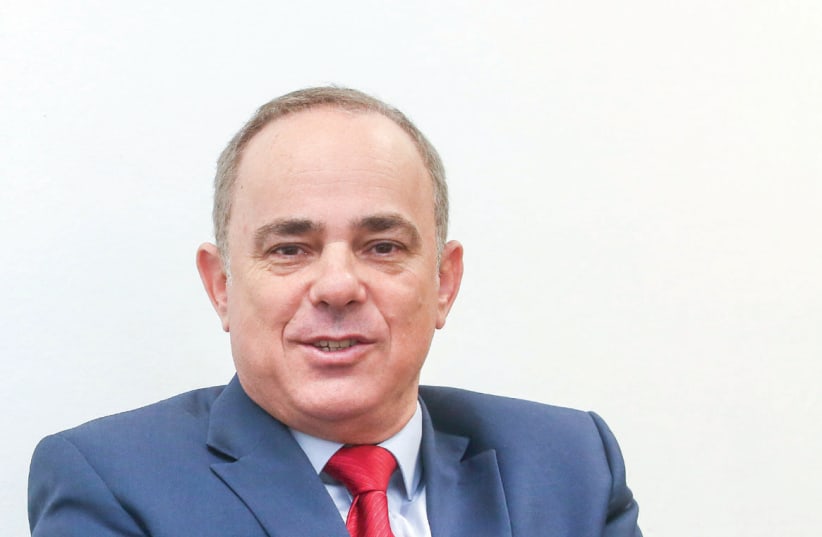 YUVAL STEINITZ: This is a revolution in Israel’s electricity production and in the Israeli energy sector (photo credit: MARC ISRAEL SELLEM/THE JERUSALEM POST)