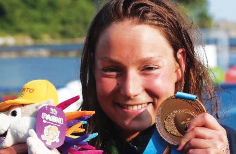 Israeli swimming has received a huge boost with the recent aliya of former open-water world champion Eva Fabian from the United States. (photo credit: Courtesy)