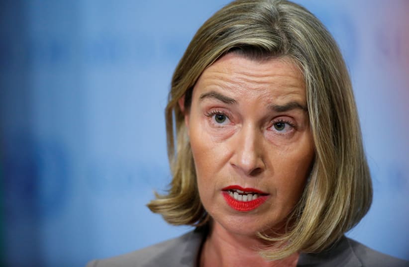 European Union Foreign Affairs Chief Federica Mogherini (photo credit: REUTERS)