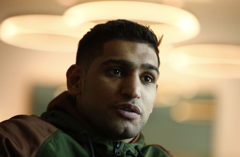 Boxer Amir Khan (photo credit: ANDREW COULDRIDGE/REUTERS)