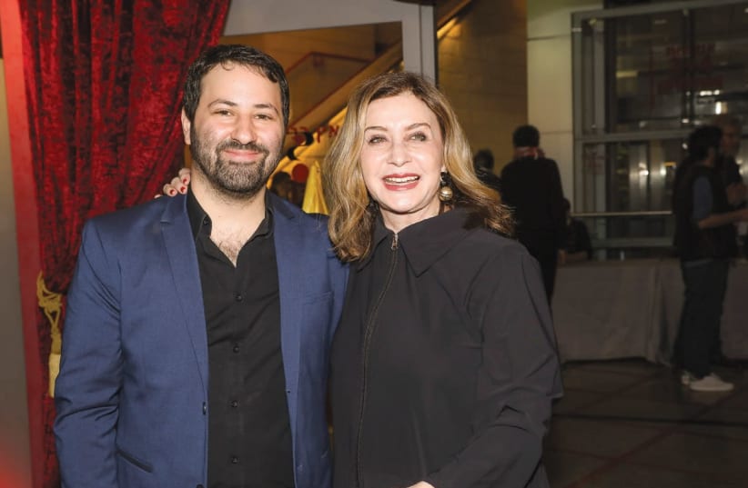 ‘CAKEMAKER’ DIRECTOR Ofir Raul Graizer (left) with actress Sandra Sade.  (photo credit: RAFI DALOYA)