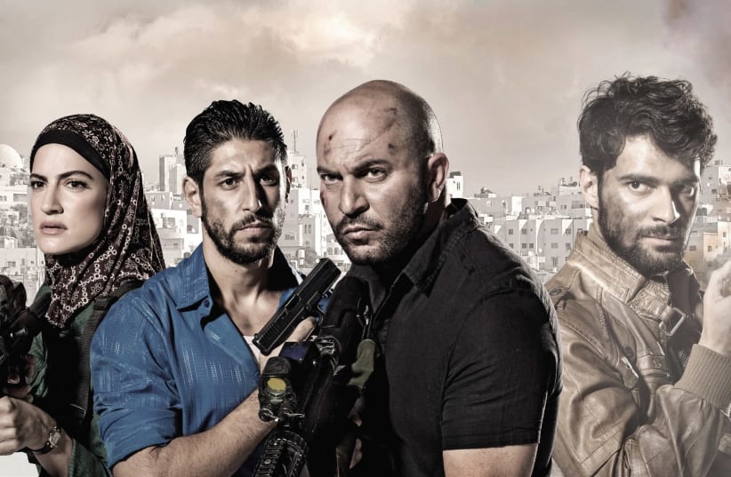 ‘All thriller, no filler’: (left to right) Rona-Lee Shim’on, Idan Amedi, Lior Raz and Firas Nassar. (photo credit: OHAD ROMANO)