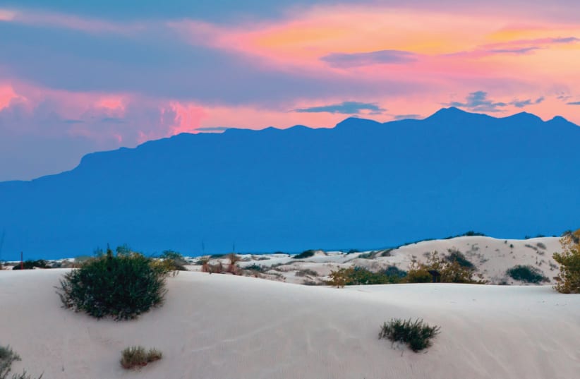 Dunes at the White Sands National Monument, (photo credit: ITSIK MAROM)