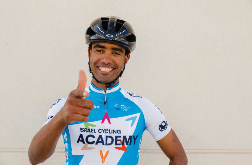 The signing of Eritrean Awet Gebremedhin completes the squad of Israel Cycling Academy for the 2018 season. (photo credit: SERGIO GALLEGOS)