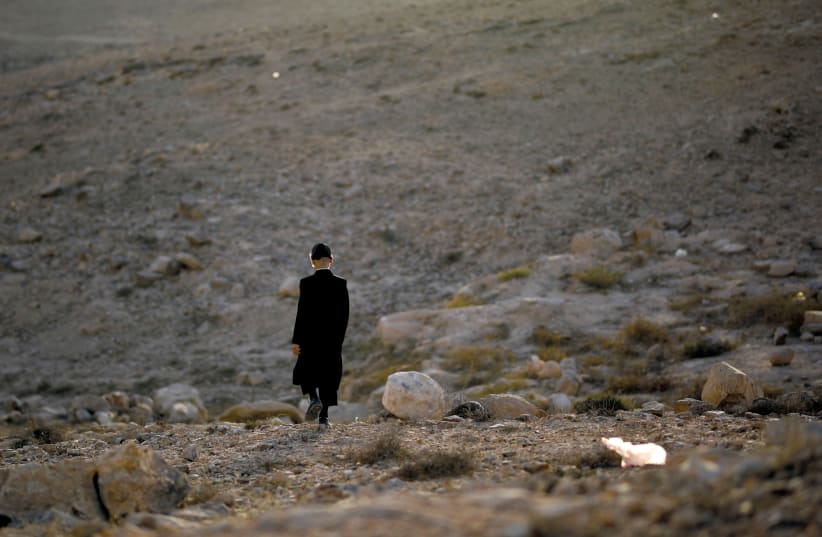 Ultra-Orthodox Jew (photo credit: AMIR COHEN/REUTERS)