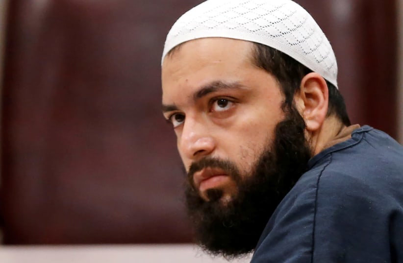 hmad Khan Rahimi, an Afghan-born U.S. citizen accused of planting bombs in New York and New Jersey, appears in Union County Superior Court. (photo credit: REUTERS)