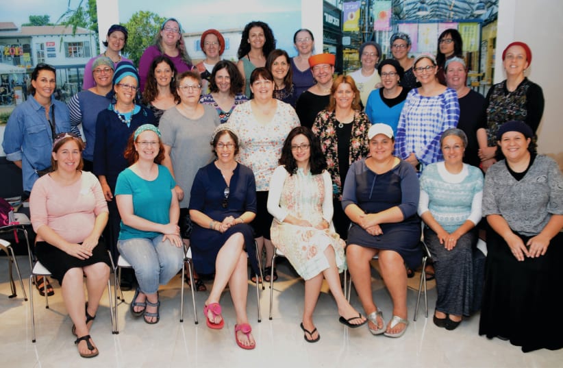 The Israeli Women Entrepreneurs’ Network retreat in May 2017 (photo credit: SHARON MARKS ALTSHUL)