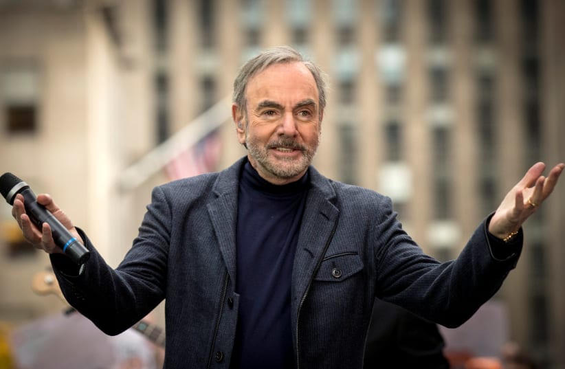 Singer Neil Diamond performs on NBC's 'Today' show in New York, US. (photo credit: REUTERS)