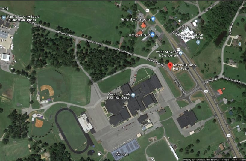 Marshall County High School. (photo credit: SCREENSHOT FROM GOOGLE MAPS)