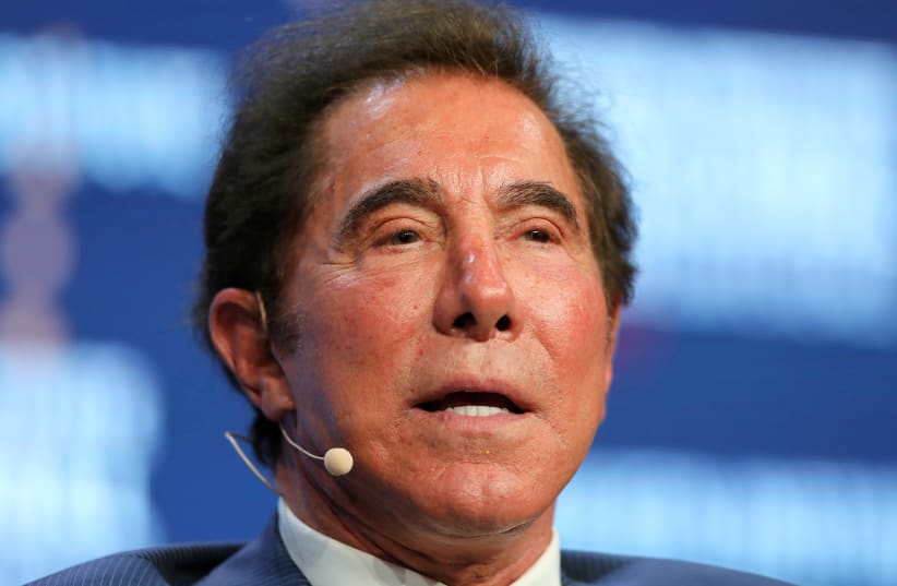 Steve Wynn, Chairman and CEO of Wynn Resorts, speaks during the Milken Institute Global Conference in Beverly Hills, California, US. (photo credit: REUTERS)