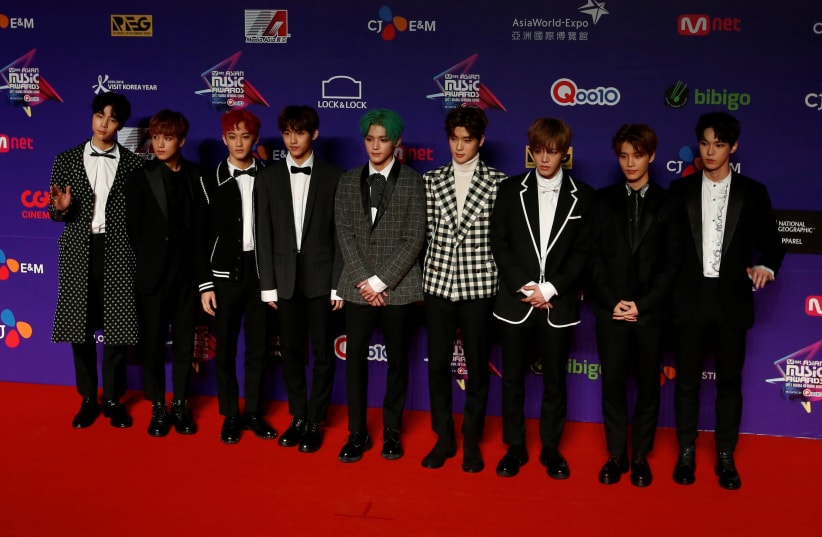 Members from South Korean K-pop group NCT 127. (photo credit: REUTERS)