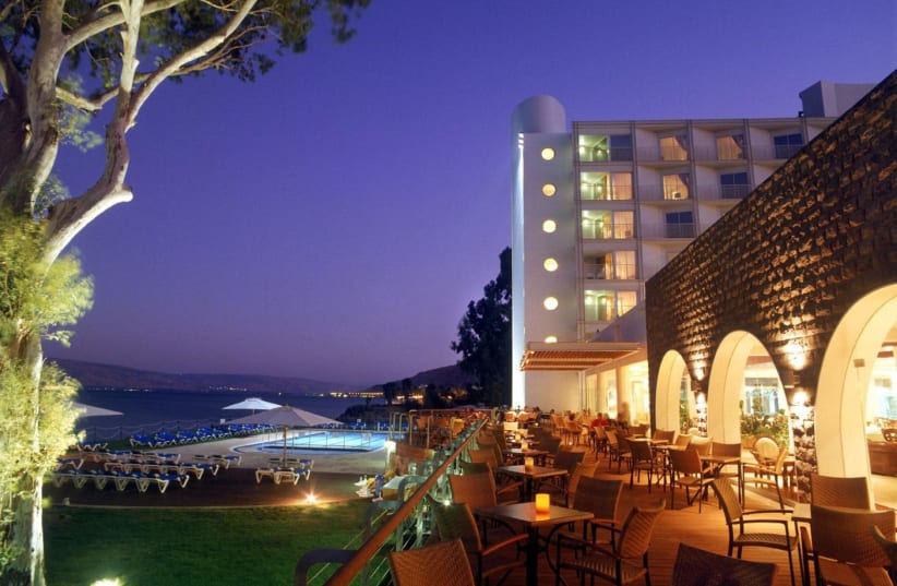 The Rimonim Galei Kinneret Hotel in Tiberias, on the shore of the Sea of Galilee. (photo credit: Courtesy)