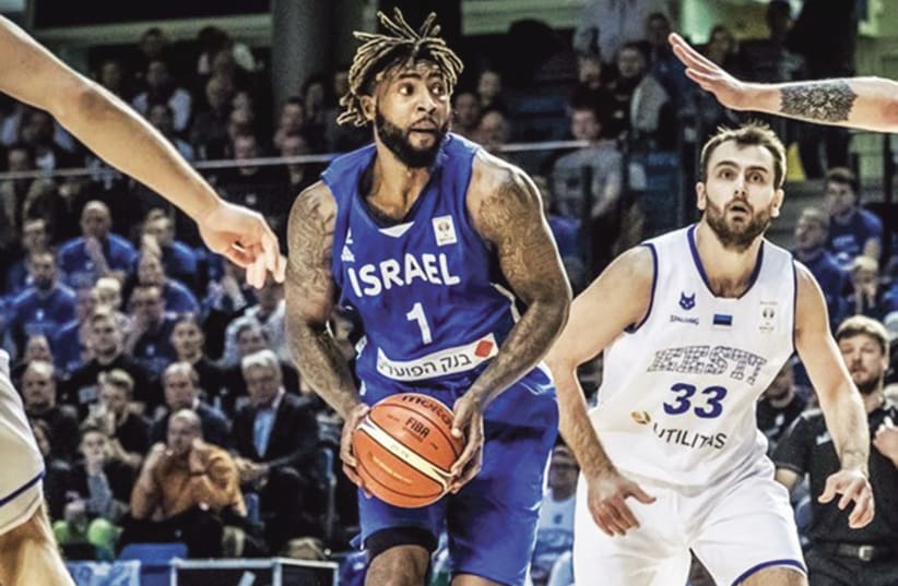 Israeli national basketball team center Richard Howell  (photo credit: FIBA EUROPE/ COURTESY)