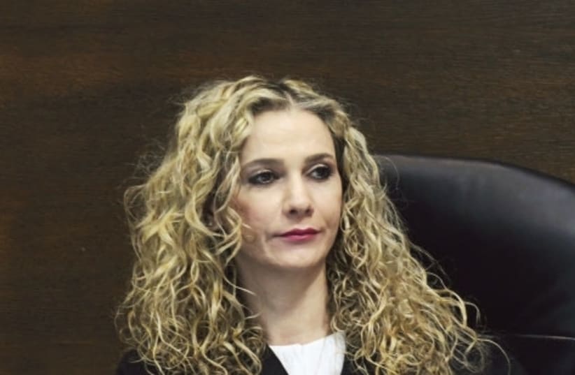 Tel Aviv Magistrate’s Court Judge Ronit Pozansky-Katz has been effectively suspended (photo credit: AVSHALOM SASSONI/MAARIV)