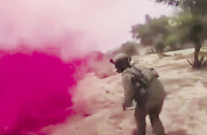 An ISIS propaganda video shows a deadly ambush of US soldiers in Niger (photo credit: screenshot)