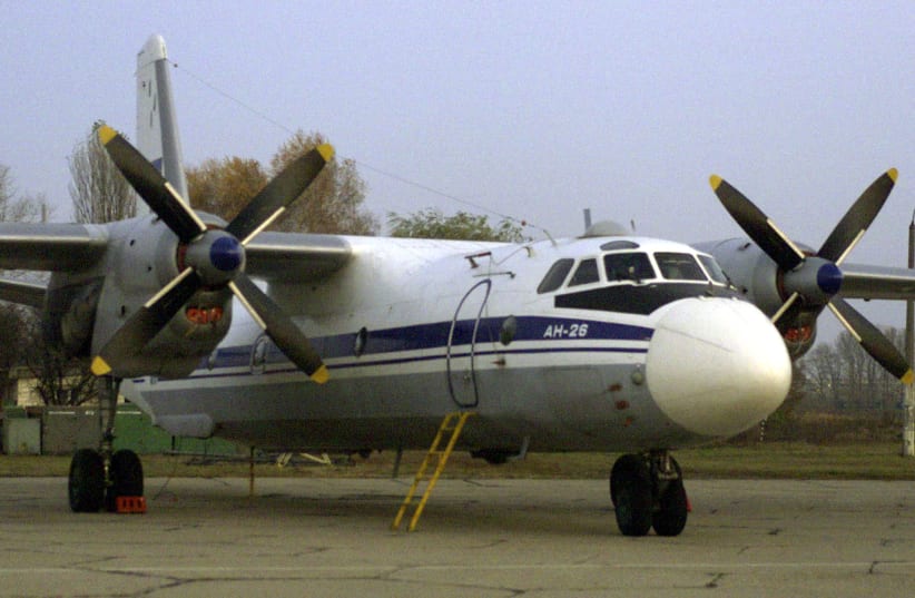 A Soviet AN-26 cargo plane (illustrative). (photo credit: GLEB GARANICH / REUTERS)