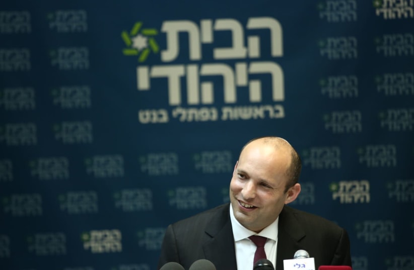 Bayit Yehudi chairman Naftali Bennett (photo credit: EHUD AMITON/TPS)