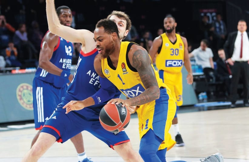 Maccabi Tel Aviv could really use forward Deshaun Thomas back in peak form as it hosts Khimki Moscow in another crucial Euroleague test tonight at Yad Eliyahu Arena.  (photo credit: UDI ZITIAT)