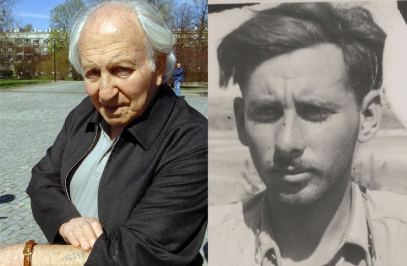 Left: NOAH KLIEGER shows his Auschwitz number tattoo. Right: URI AVNERY in his army uniform from the War of Independence in 1948 (photo credit: GPO/WIKIPEDIA)