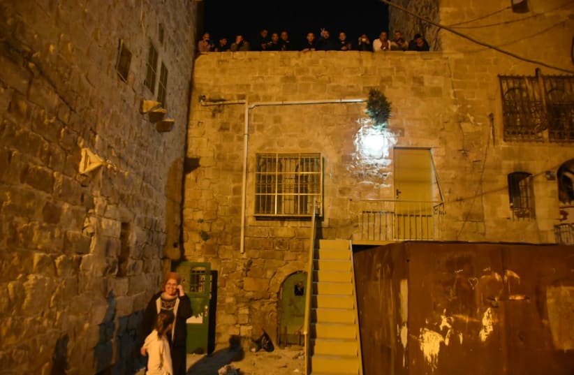 Jewish residents move into old buildings in Hebron. (photo credit: HODIA SAADIA)